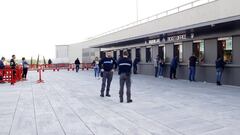 Las taquillas del Wanda Metropolitano vendiendo entradas para el Marsella-Atl&eacute;tico de Europa League
