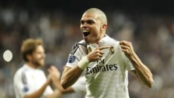 Pepe, durante el partido.