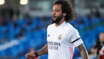 Marcelo, en un lance del encuentro ante el Sevilla el pasado 9 de mayo.
