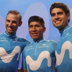 Movistar presenta a Nairo, Landa y Valverde para asaltar el Tour