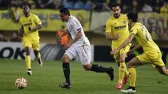 Bacca juega 25 minutos en la victoria de Sevilla ante Villarreal