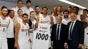 Felipe Reyes cumple 1.000 partidos con el Real Madrid