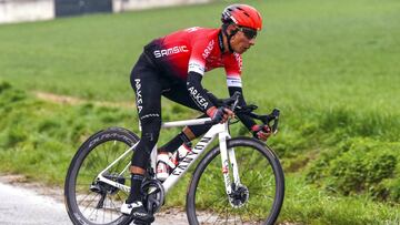 Nairo Quintana en la etapa 1 de la París-Niza.