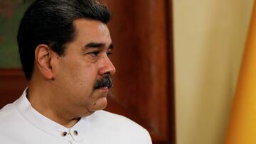 FILE PHOTO: Venezuela's President Nicolas Maduro looks on as he meets Colombia's ambassador to Venezuela Armando Benedetti at the Miraflores Palace, in Caracas, Venezuela August 29, 2022. REUTERS/Leonardo Fernandez Viloria/File Photo