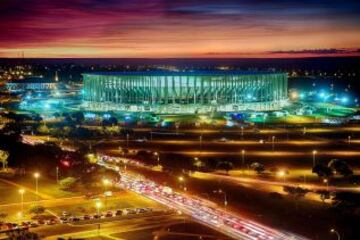 Sede de Brasilia. El estadio Mane Garrincha National.