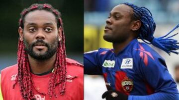 Vagner Love, igual de famoso por sus pelos multicolores