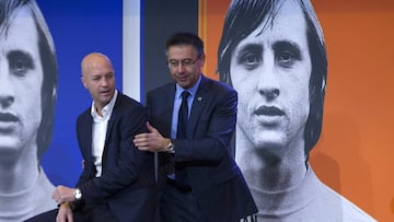 Bartomeu quiere que Jordi Cruyff se incorpore a la direcci&oacute;n deportiva.