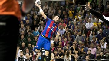 Valero Rivera, m&aacute;ximo goleador del Bar&ccedil;a hoy.