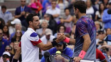 Del Potro sacó un gran tenis para frenar a Bautista