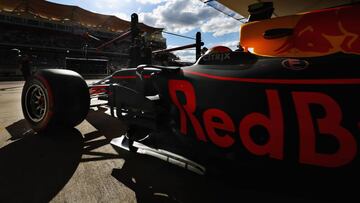 El Red Bull de Max Verstappen, en 2018. 