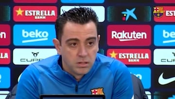 La rueda de prensa de Xavi marcada por la renovación de Dembélé