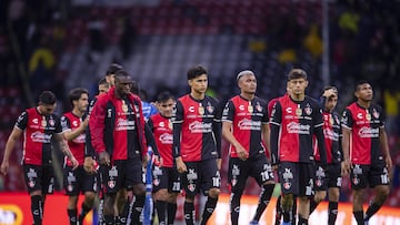 Jugadores del Atlas después del empate a cero contra el América.