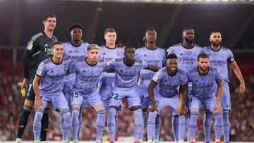 El once del Real Madrid en Almería.