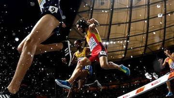Fernando Carro, durante los Europeos de Berlín, camino de su medalla de plata.