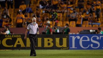  Ricardo Ferretti Tigres head Coach during the game Tigres UANL vs Monterrey, corresponding to the 16th round match of the Torneo Guard1anes Clausura 2021 of the Liga BBVA MX, at Universitario Stadium, on April 24, 2021.
 
 &lt;br&gt;&lt;br&gt;
 
 Ricardo Ferretti Director tecnico de Tigers durante el partido Tigres UANL vs Monterrey, correspondiente a la Jornada 16 del Torneo Clausura Guard1anes 2021 de la Liga BBVA MX, en el Estadio Universitario, el 24 de Abril de 2021.