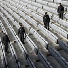 Fuertes medidas de seguridad
en la previa del Alemania-Italia