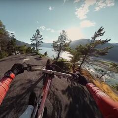 Kilian Bron recorre los mejores spots de América del Norte para el MTB