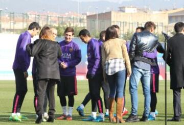 El Barcelona inaugura el 'Campo de entrenamiento Tito Vilanova'