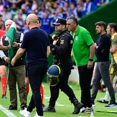 LaLiga denuncia el intercambio de insultos en el partido entre Racing y Real Oviedo