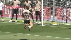 El cabezazo de Ramos que presume en sus redes sociales