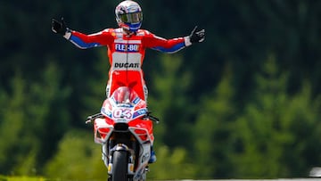 Andrea Dovizioso en el Red Bull Ring.