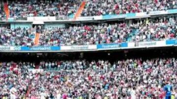 Lleno en el Bernabéu.