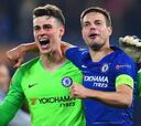 Los españoles de la final: Kepa, Azpilicueta, Rodrigo, Ferran, Eric García y Laporte