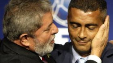 <b>FAVOR PRESIDENCIAL. </b>Lula es un reconocido seguidor de Romario.