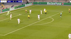 Courtois desde 80 metros en el 0-2: esa Mbappé no se la esperaba y vaya si lo aprovechó...