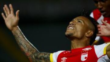 Morelo es el goleador de Santa Fe, tanto como Pandolfi.