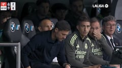 La reacción de Xabi Alonso tras fallar Vinicius el penalti: viral al instante