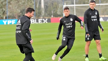 Argentina entrena en Ezeiza con la cabeza puesta en Bolivia