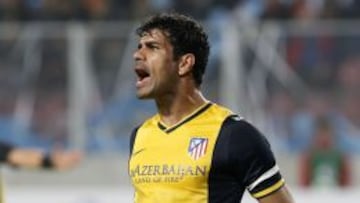 Diego Costa, durante el partido ante el Sporting Cristal en Lima.