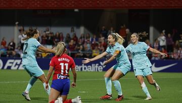 Alexia celebra el gol de la victoria.