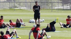 Simeone is still weighing up defensive options for the final