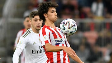 El jugador portugués del Atlético de Madrid, João Félix, durante un partido.