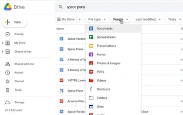 Por fin llegan los filtros a Google Drive