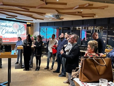 La Unión de Peñas del Atleti presenta calendarios y revista