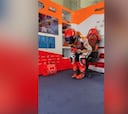 El estado de Márquez para subirse a la moto tras la grave caída de ayer...