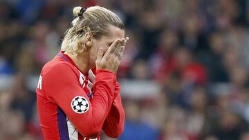 Griezmann jugará el derbi en su peor momento en el Atlético