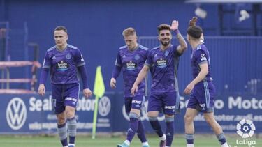 Monchu marcó el segundo gol en Alcorcón.