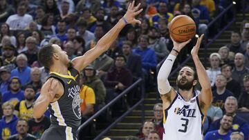 La magia de Curry rompe el sueño de los Jazz de Ricky Rubio