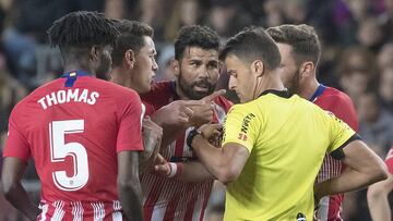 Competición tiene el audio que condena a Costa: el Atlético teme que le caigan ocho partidos