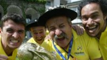 Fotografía fechada el 19 de mayo de 2006 en Suiza durante los preparativos del seleccionado de Brasil para el Mundial de Alemania de ese año.