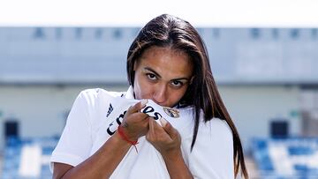 Kathellen Souza cuando lleg¨® al Real Madrid.