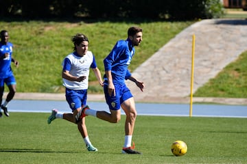 Luka Romero con Edgar.