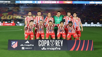 03/03/26 PARTIDO COPA DEL REY SEMIFINAL VUELTA
BARCELONA - ATLETICO DE MADRID
FORAMACION EQUIPO