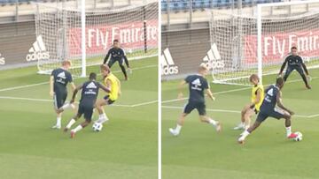 Vinicius, Odegaard turn Modric inside out in Real Madrid training