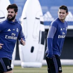 James no se recupera y de nuevo será baja ante Sevilla