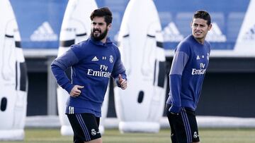 Isco and James fail to recover and will miss Sevilla match